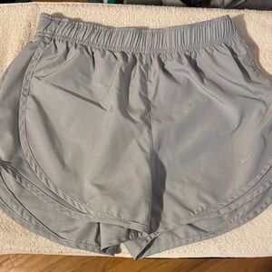 Nike Women's Light Gray Athletic Shorts